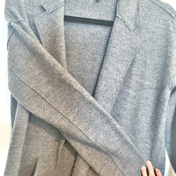 Eileen Fisher Blazer Sweater Wool Top - Picture 4 of 5